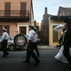 A second-line wedding procession in New Orleans, May 2015. Photo via Getty